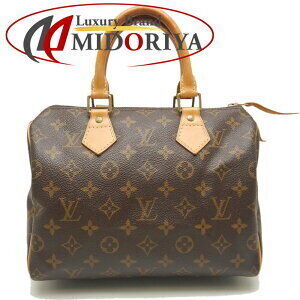 Louis Vuitton Monogram Speedy Handbag Brown